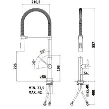Смеситель для кухни Paffoni Chef CH179CR