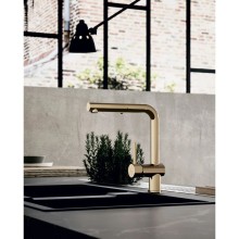 Смеситель для кухни Paffoni Light LIG285HG-MET