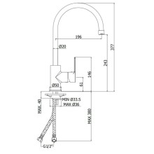 Смеситель для кухни Paffoni Red RED181CR