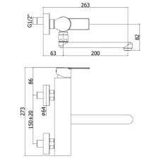 Смеситель для кухни Paffoni Tango TA161CR