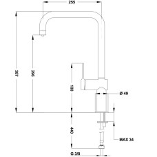 Смеситель для кухни с подключением к фильтру Teka E-PURE EP 915 116080000