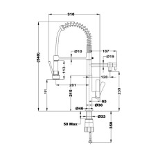 Смеситель для кухни Teka FOT 999 116010003