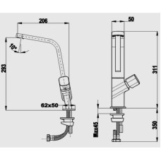 Смеситель для кухни Teka ICO 915 116030032