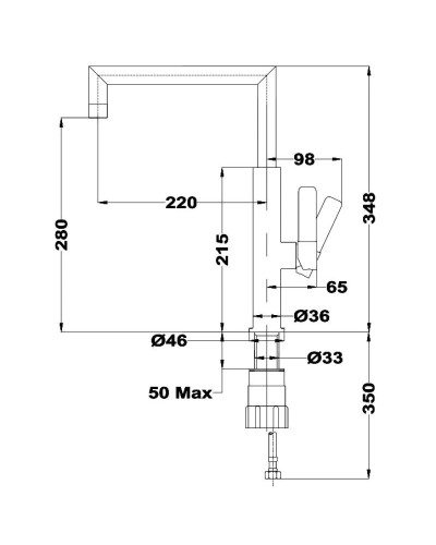Смеситель для кухни Teka FOT 990 116030028