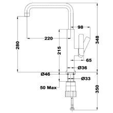 Смеситель для кухни Teka FOT 994 116030029