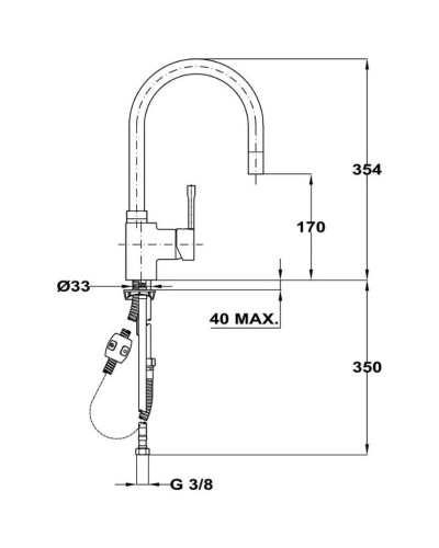 Смеситель для кухни Teka ARK 998 239981200