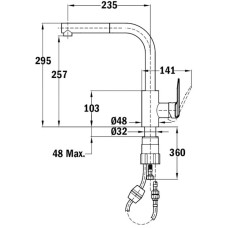 Смеситель для кухни Teka IN 938 539381200