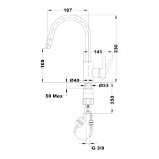 Смеситель для кухни Teka MTP 938 116020000