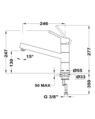Смеситель для кухни Teka INN 913 116030015