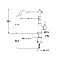 Смеситель для кухни Teka CL 915 116030038