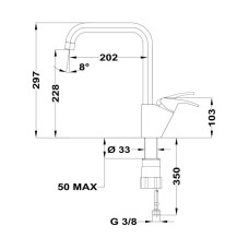 Смеситель для кухни Teka MTP 994 116030002