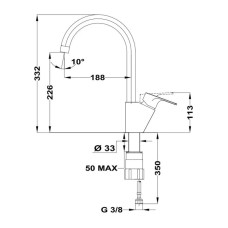 Смеситель для кухни Teka MTP 995 116030001