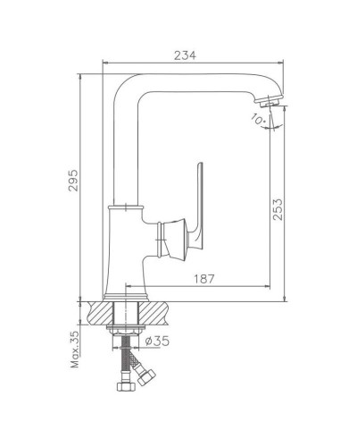 Смеситель для кухни Haiba HB70181-7