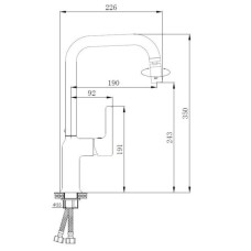 Смеситель для кухни Haiba HB70814