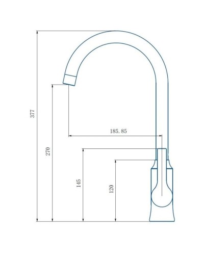 Смеситель для кухни Haiba HB70652-7