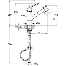 Смеситель для кухни VitrA Harmony XL A42147EXP