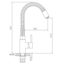 Смеситель для кухни Haiba HB71074