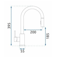 Смеситель для кухни Rea Fresh REA-B9146