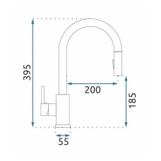 Смеситель для кухни Rea Fresh REA-B9148