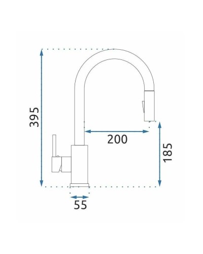 Смеситель для кухни Rea Fresh REA-B9148