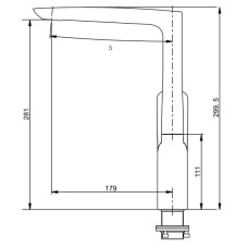 Смеситель для кухни Savol SK-H7001