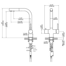 Смеситель для кухни с подключением к фильтру CoolStart Timo Saona 2356/18F