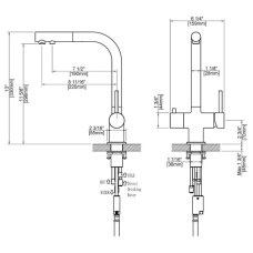 Смеситель для кухни с подключением к фильтру CoolStart Timo Saona 2356/18F