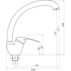 Смеситель для кухни Savol S-T4101