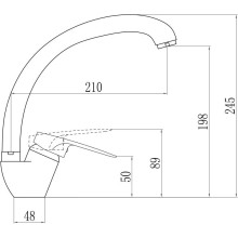 Смеситель для кухни Savol S-T4104-1