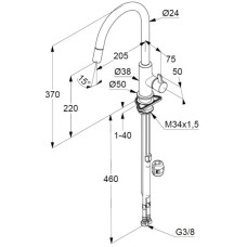 Смеситель для кухни Kludi Bingo Star XS 468513978