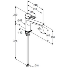 Смеситель для кухни Kludi Mix 329040562