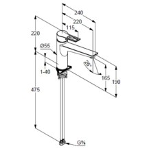 Смеситель для кухни Kludi Mix 329050562