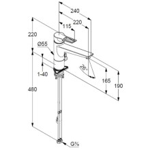 Смеситель для кухни Kludi Mix 329070562
