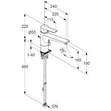 Смеситель для кухни Kludi Mix 329070575