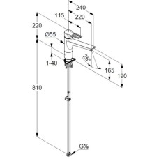 Смеситель для кухни Kludi Mix 329340562