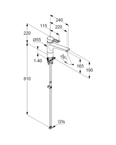 Смеситель для кухни Kludi Mix 329340562