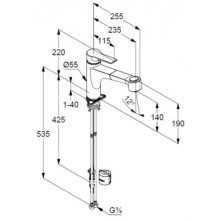 Смеситель для кухни Kludi Mix 329410562