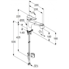 Смеситель для кухни Kludi Mix 329410562