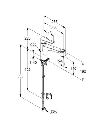 Смеситель для кухни Kludi Mix 329410575
