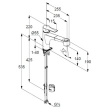 Смеситель для кухни Kludi Mix 329413975