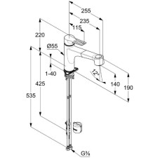 Смеситель для кухни Kludi Mix 329420562