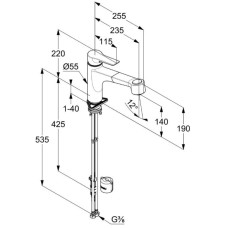 Смеситель для кухни Kludi Mix 329420575