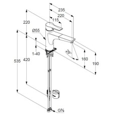 Смеситель для кухни Kludi Mix 329433975