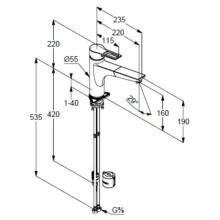 Смеситель для кухни Kludi Mix 329440562