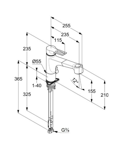 Смеситель для кухни Kludi Mix 329450562