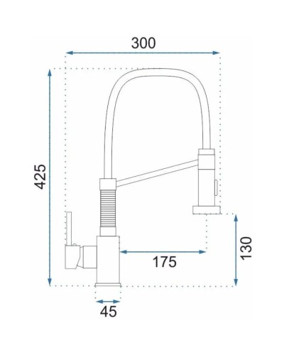 Смеситель для кухни Rea Spring REA-B9145