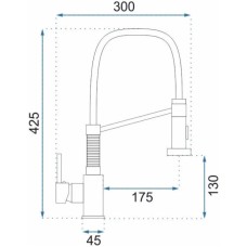 Смеситель для кухни Rea Spring REA-B4806