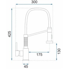 Смеситель для кухни Rea Spring REA-B4805