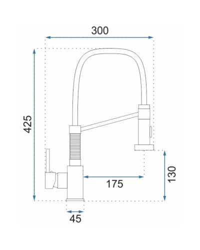 Смеситель для кухни Rea Spring REA-B4805