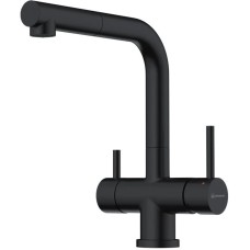 Смеситель для кухни с подключением к фильтру Omoikiri Takamatsu-S-GB графит 4994358
